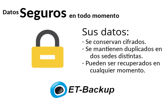 Seguridad en sus datos