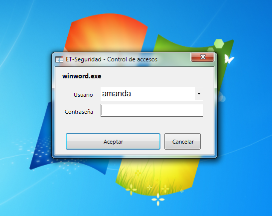 Contraseña de acceso a aplicaciones